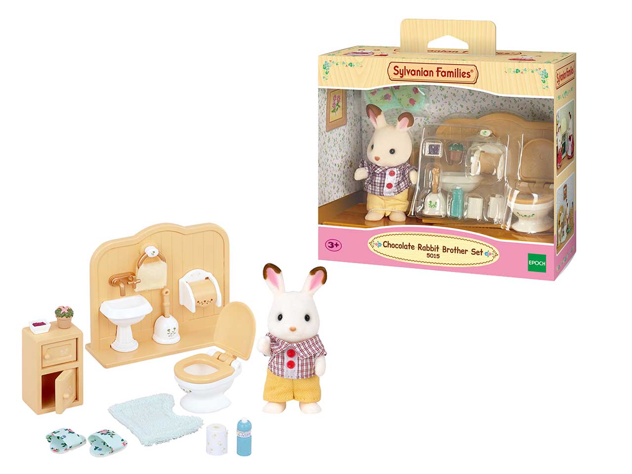 Sylvanian families fratello coniglio bagno 5015