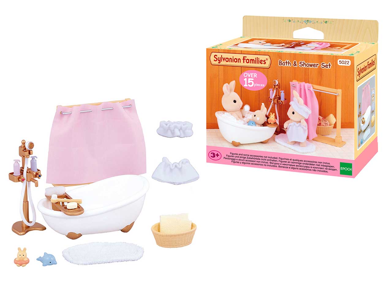 Sylvanian families bagno e doccia 5022