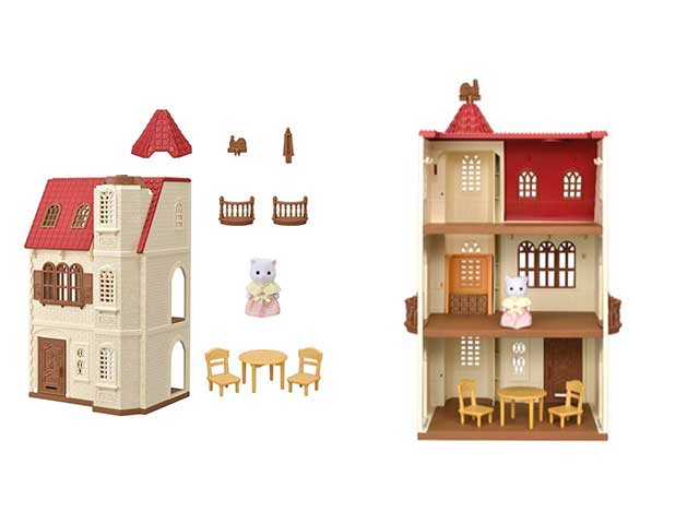Sylvanian families torre dal tetto rosso 5400
