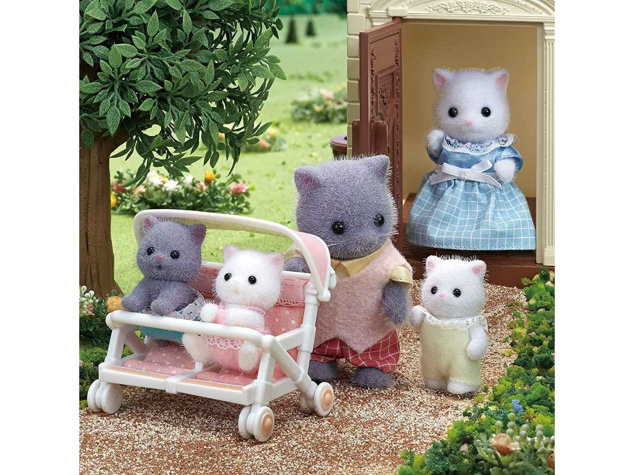 Sylvanian families fam.gatto persiano 5455