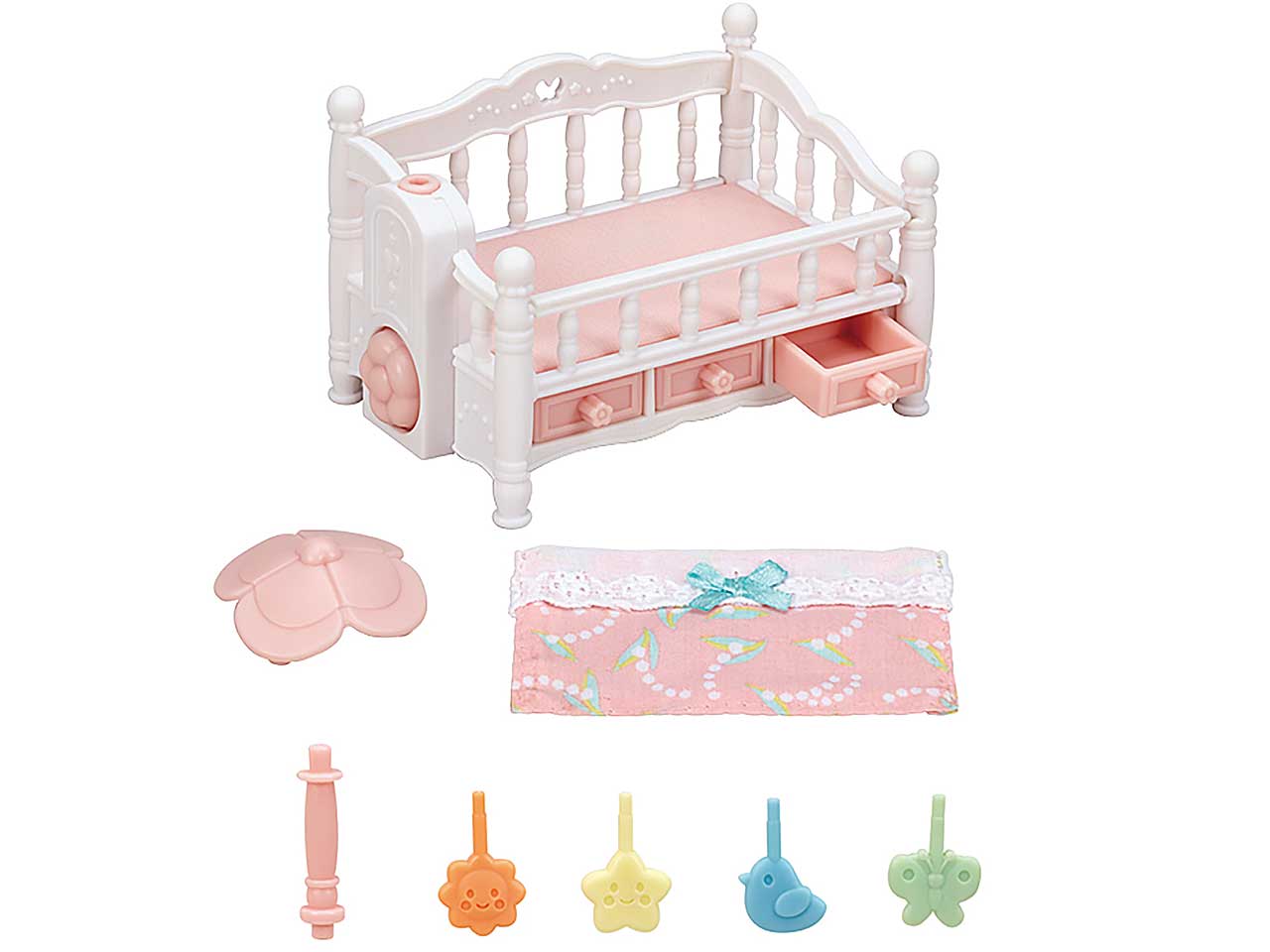 Sylvanian families culla c/giostrina 5534