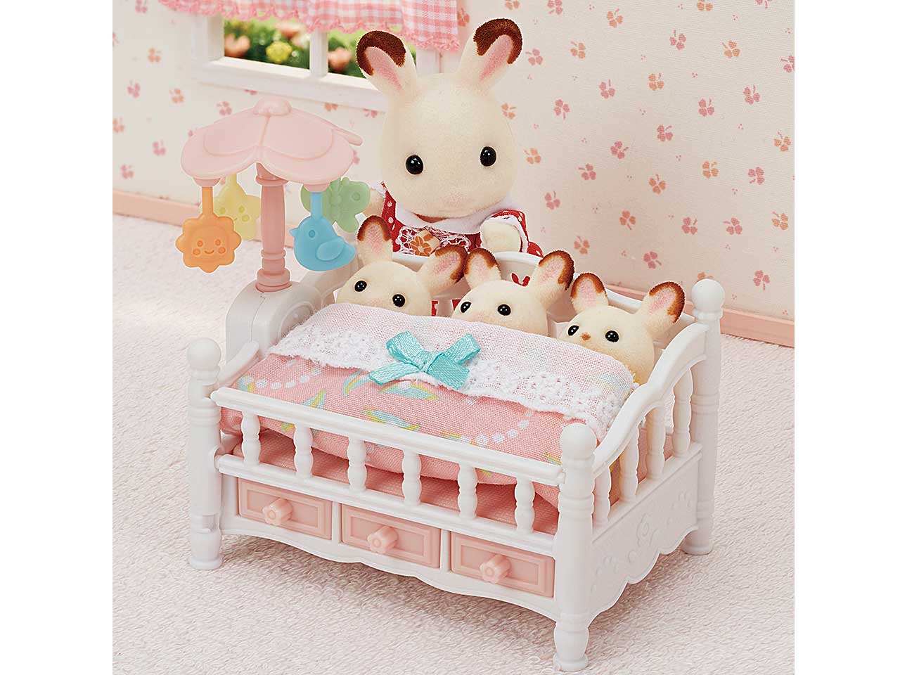 Sylvanian families culla c/giostrina 5534