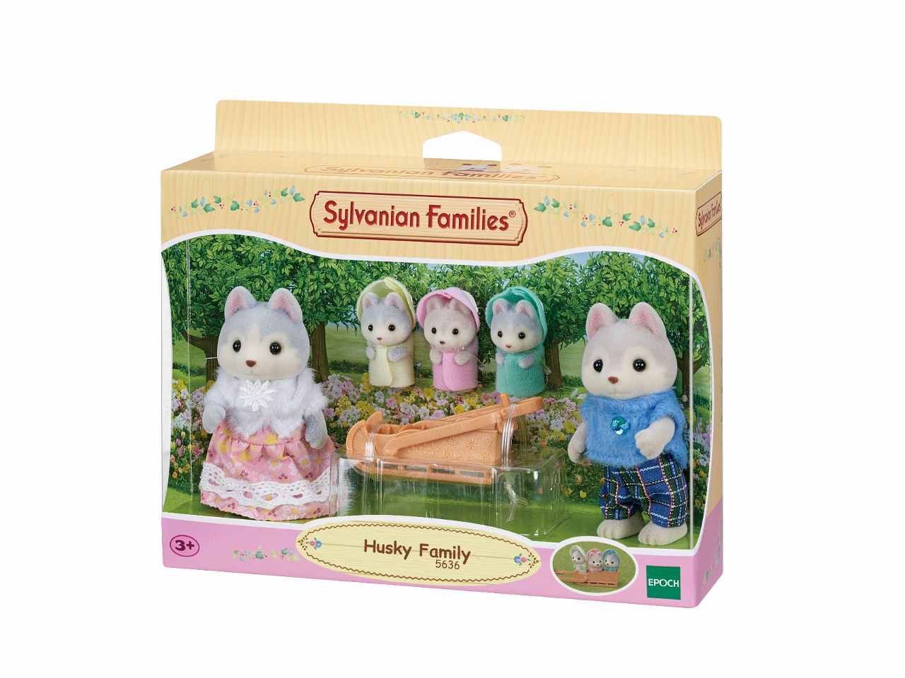 Sylvanian families husky family 05636