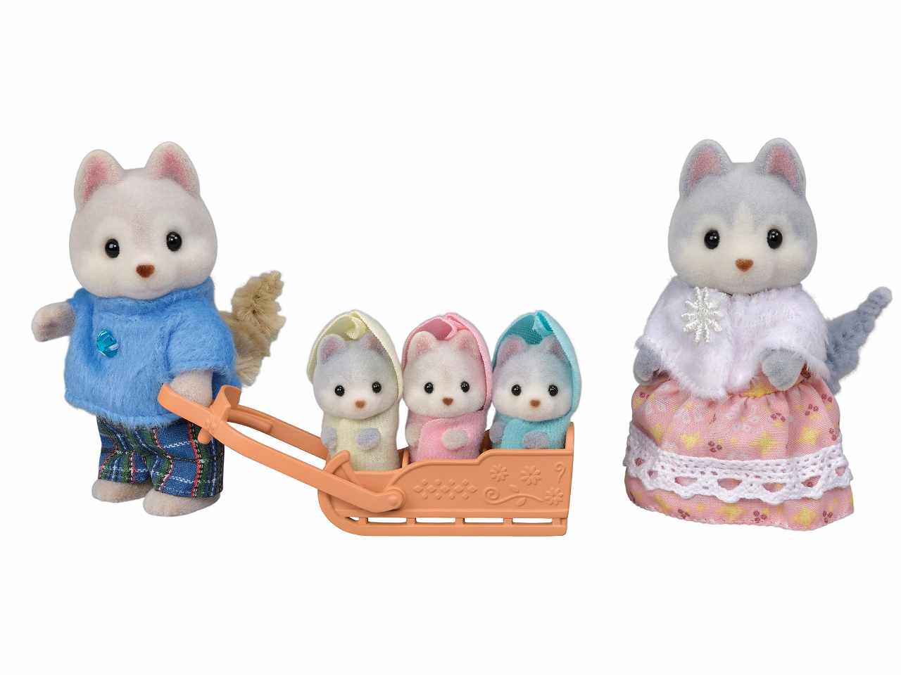 Sylvanian families husky family 05636