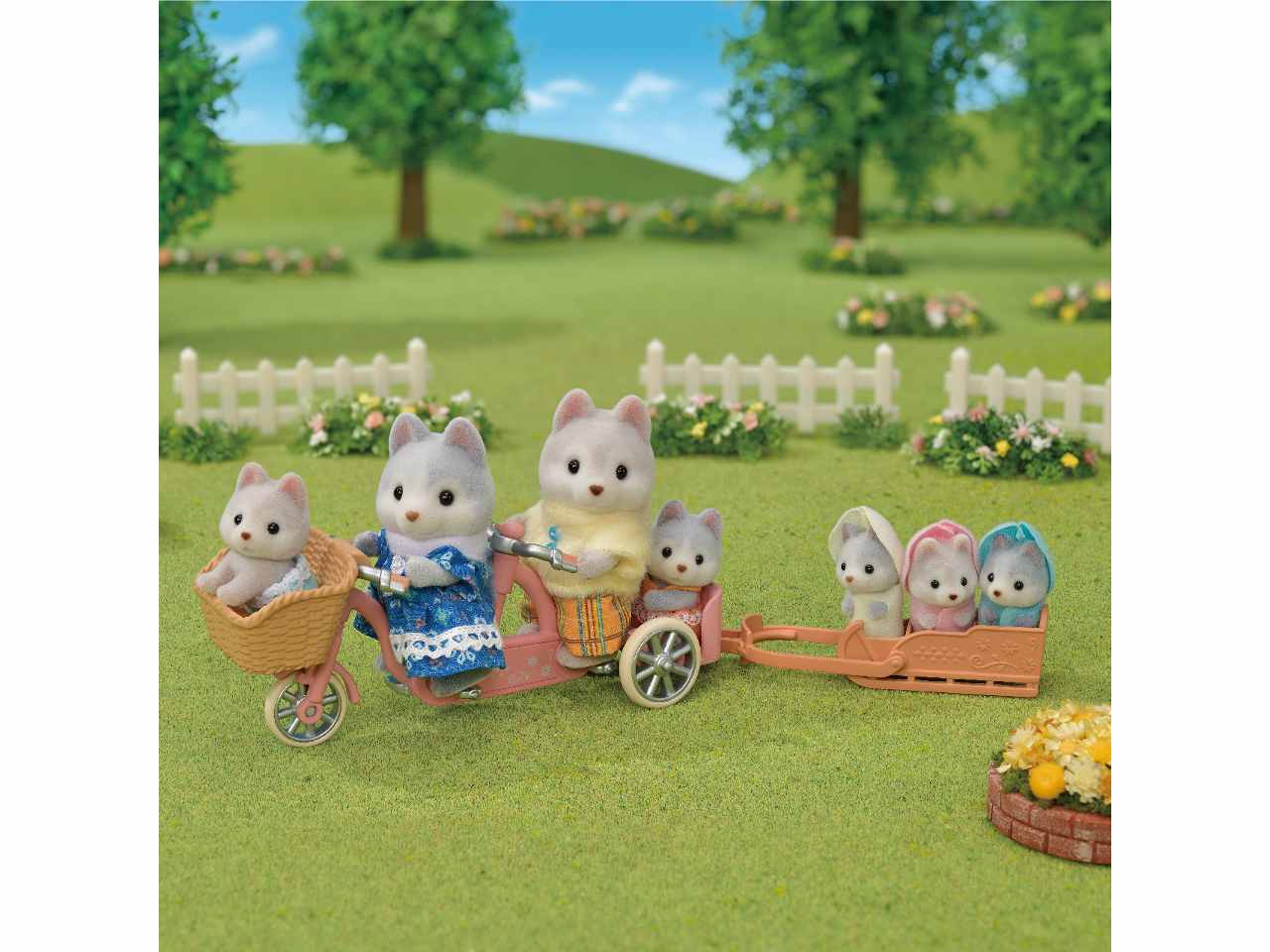 Sylvanian families husky family 05636