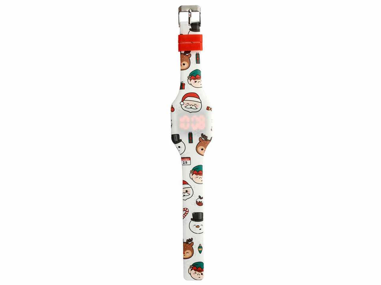 orologio da polso natalizio in silicone