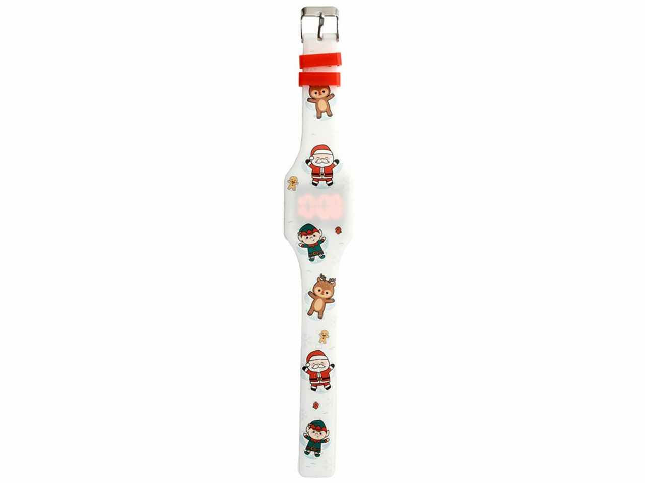 orologio da polso natalizio in silicone