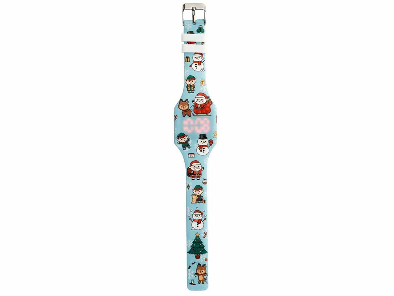 orologio da polso natalizio in silicone