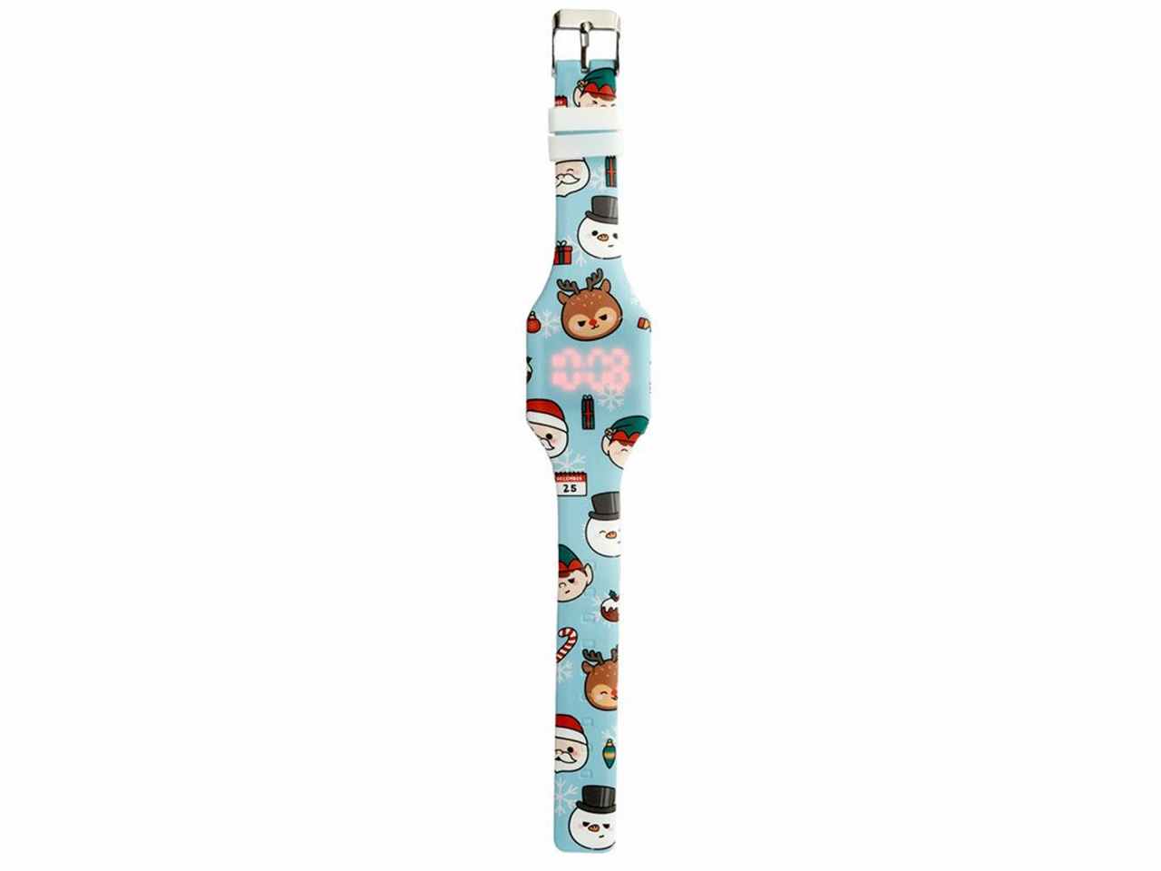 orologio da polso natalizio in silicone