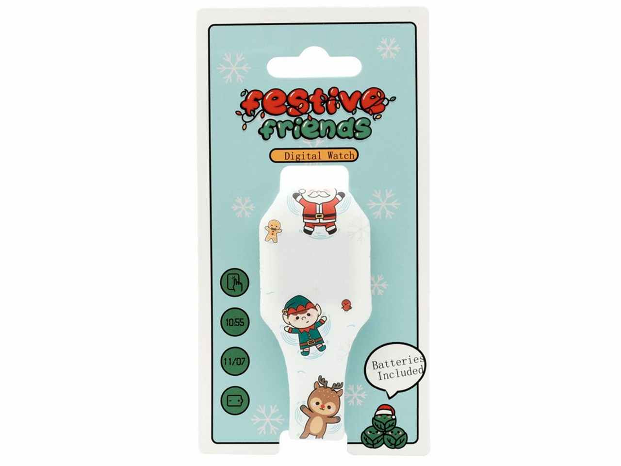 orologio da polso natalizio in silicone