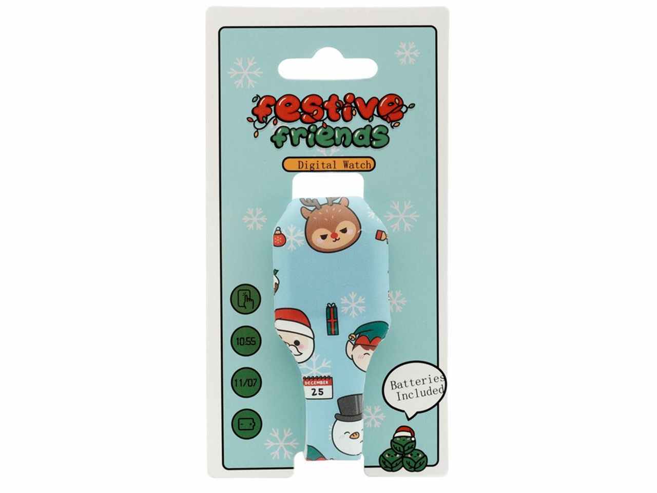 orologio da polso natalizio in silicone