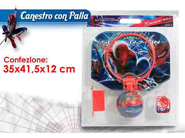 Spiderman canestro c/palla spm4377