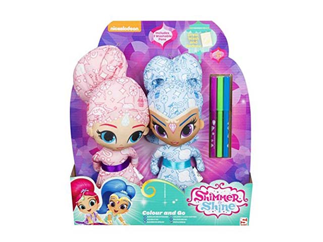 shimmer & shine colora e vai  m874