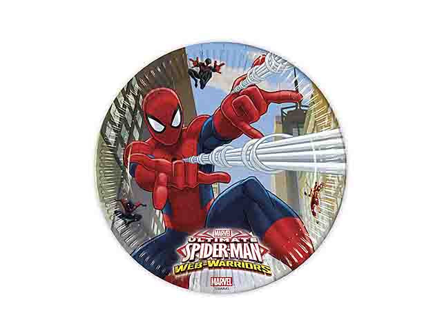 Spiderman piatti 23cm 85151