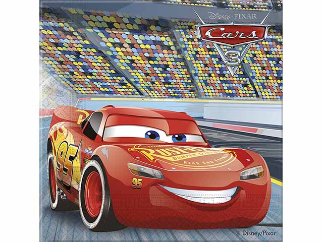Cars 3 tovaglioli 33x33cm 20 pezzi 87799