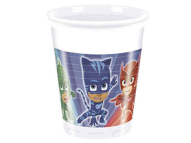 Pj masks bicchieri 200ml 8 pezzi 88632