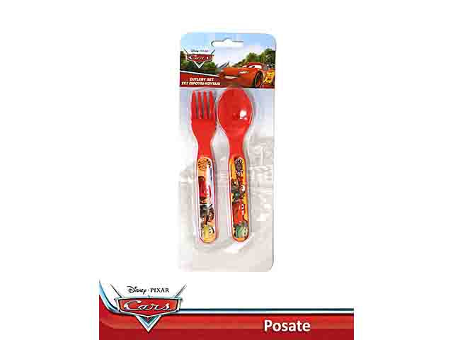 Cars posate 2 pezzi 80290