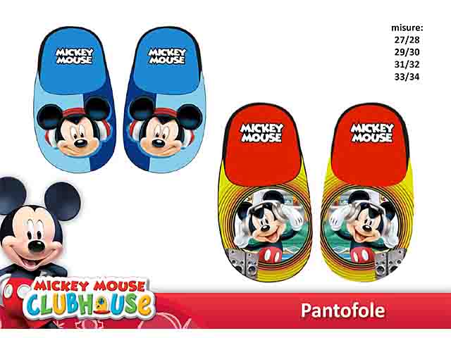 Mickey pantofole d93602