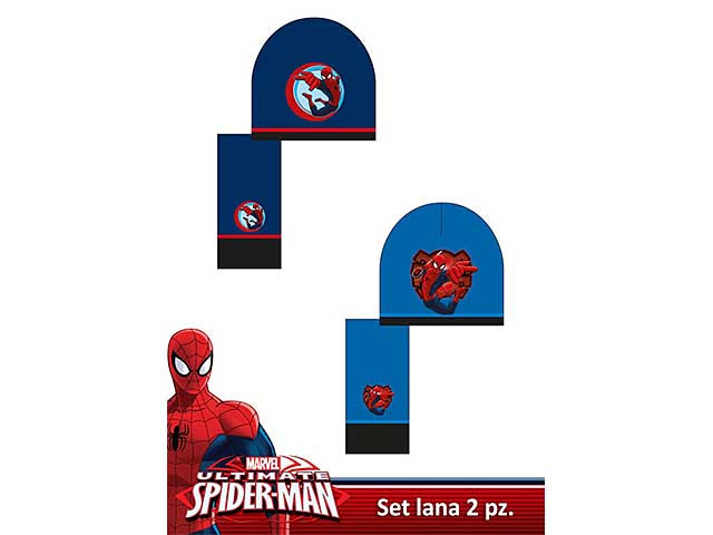 Spiderman cappello e sciarpa s90291