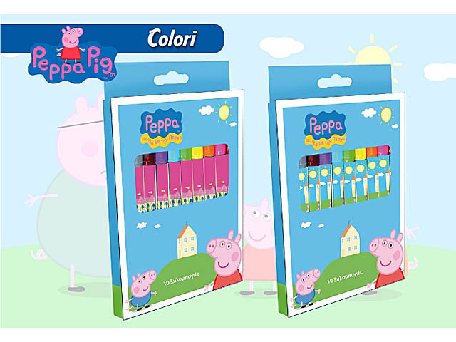 Colori a spirito peppa - 10 pezzi