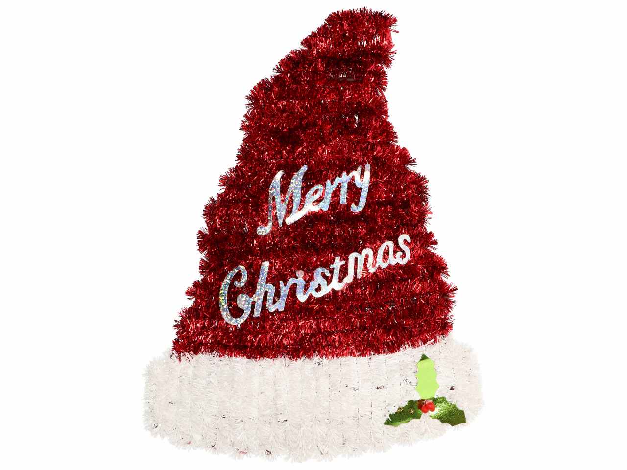 Cappello di natale 26x36x2cm rosso