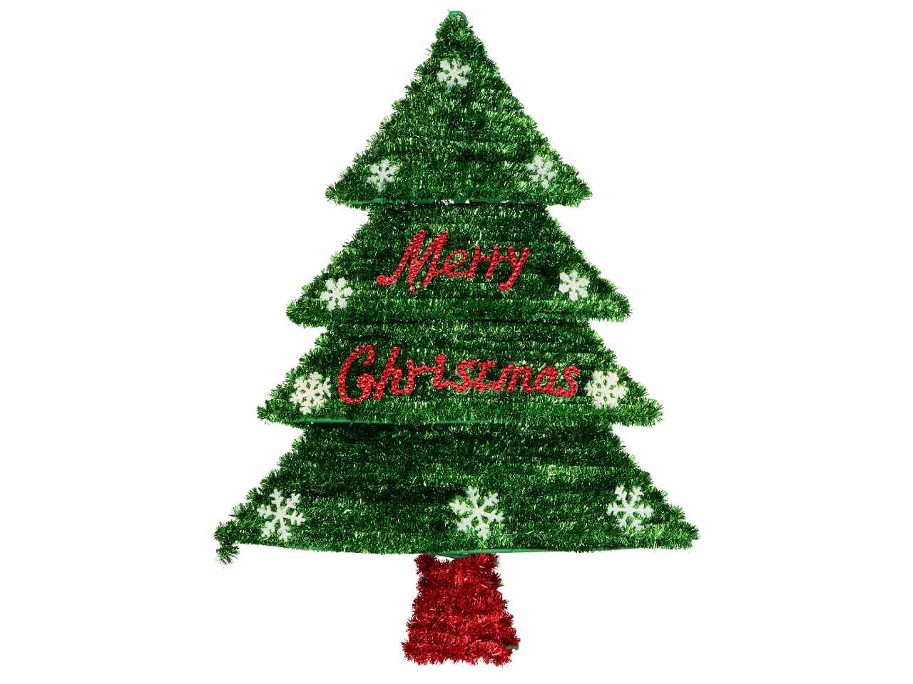 Albero di natale 44x59x3cm verde