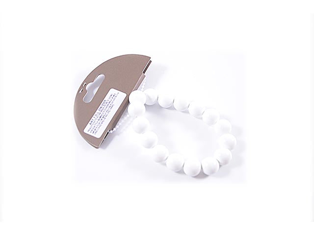 Bracciale bianco 12mm/btbi