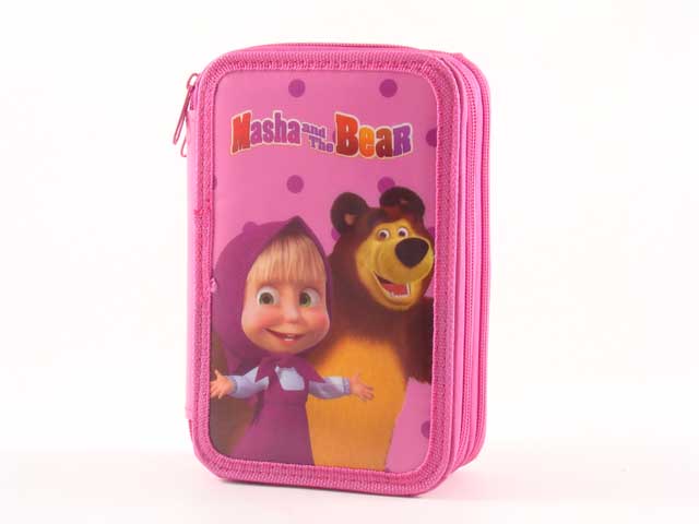 Masha e l'orso astuccio 3 zip
