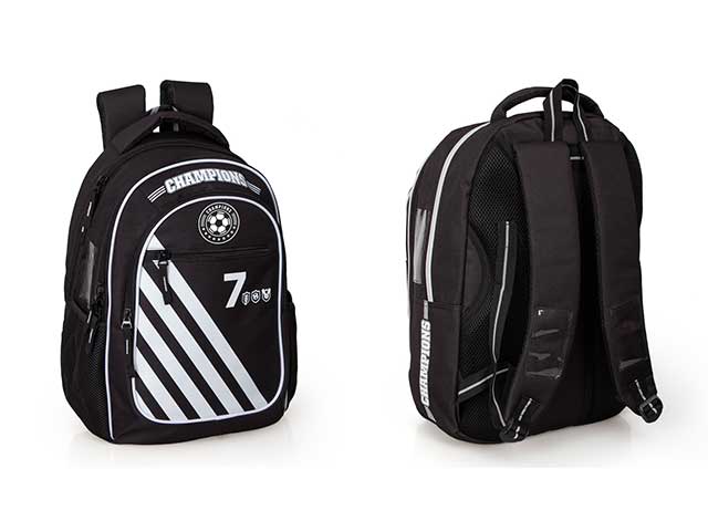Champions zaino 3 zip