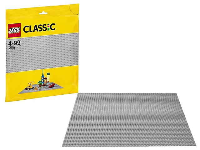 Lego classic base grigia 10701