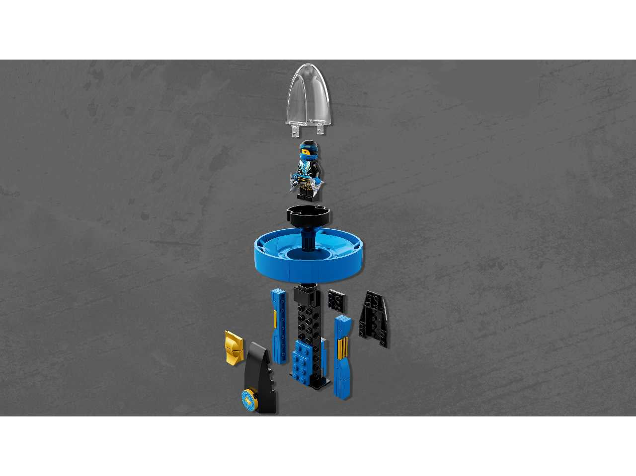Lego ninjago jay - maestro di spinjitzu - 70635.