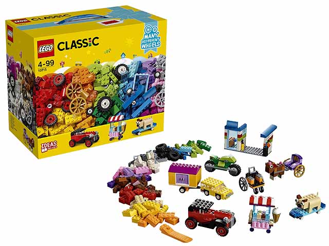 lego classic mattoncini s/ruote 10715