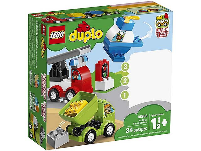 lego duplo i miei primi veicoli 10886