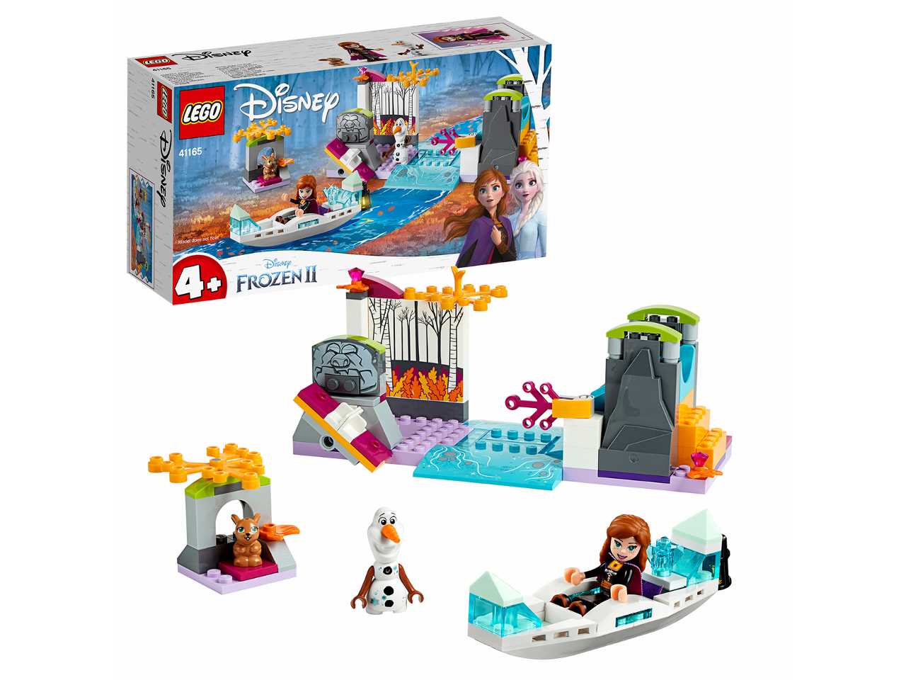 lego disney frozen spedizione sulla canoa di anna.