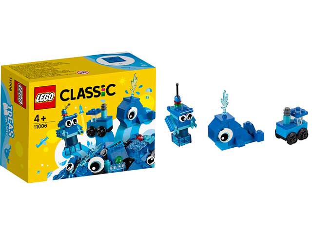 Lego classic mattoncini blu 11006