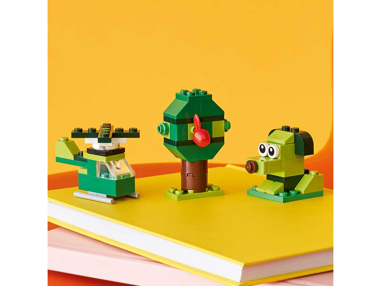 Lego classic mattoncini verdi creativi.