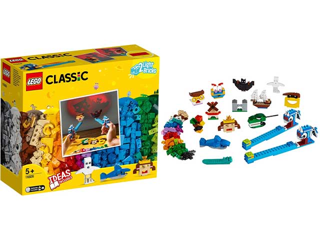 lego classic mattoncini e luci 11009