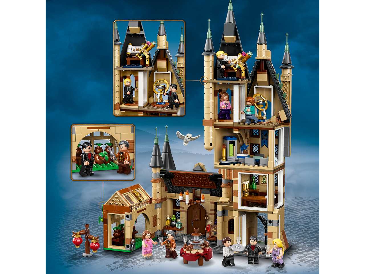 lego harry potter torre di astronomia di hogwarts.