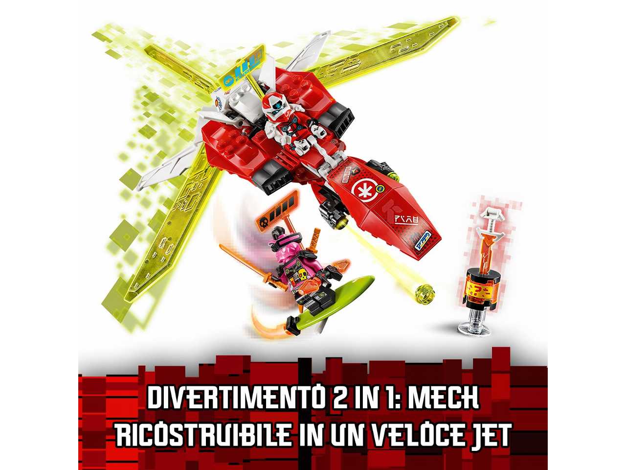 lego ninjago il mech-jet di kai.