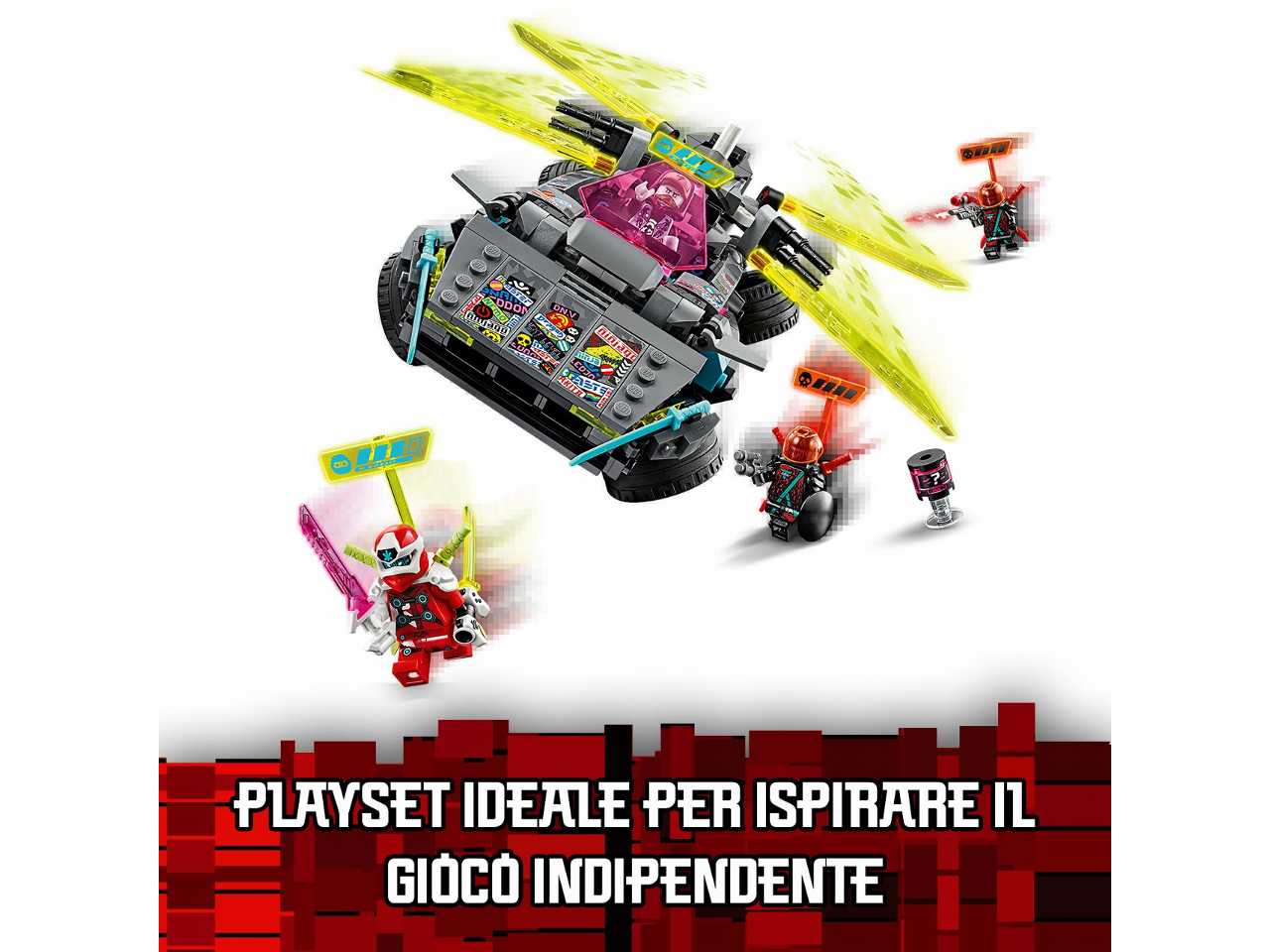 Lego ninjago la macchina - tuner dei ninja.