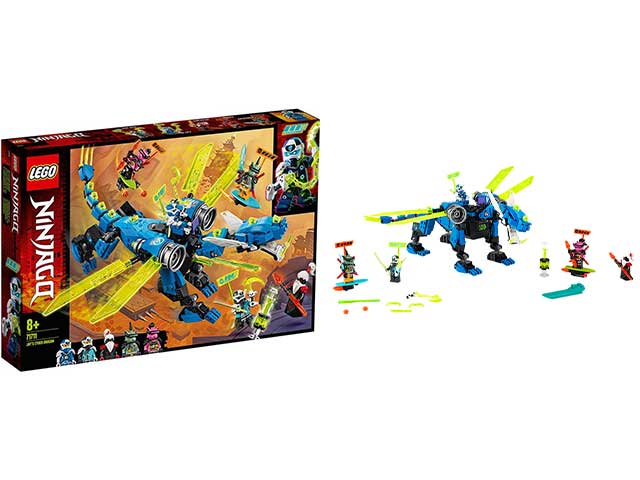 Lego ninjago il cyber dragone 71711