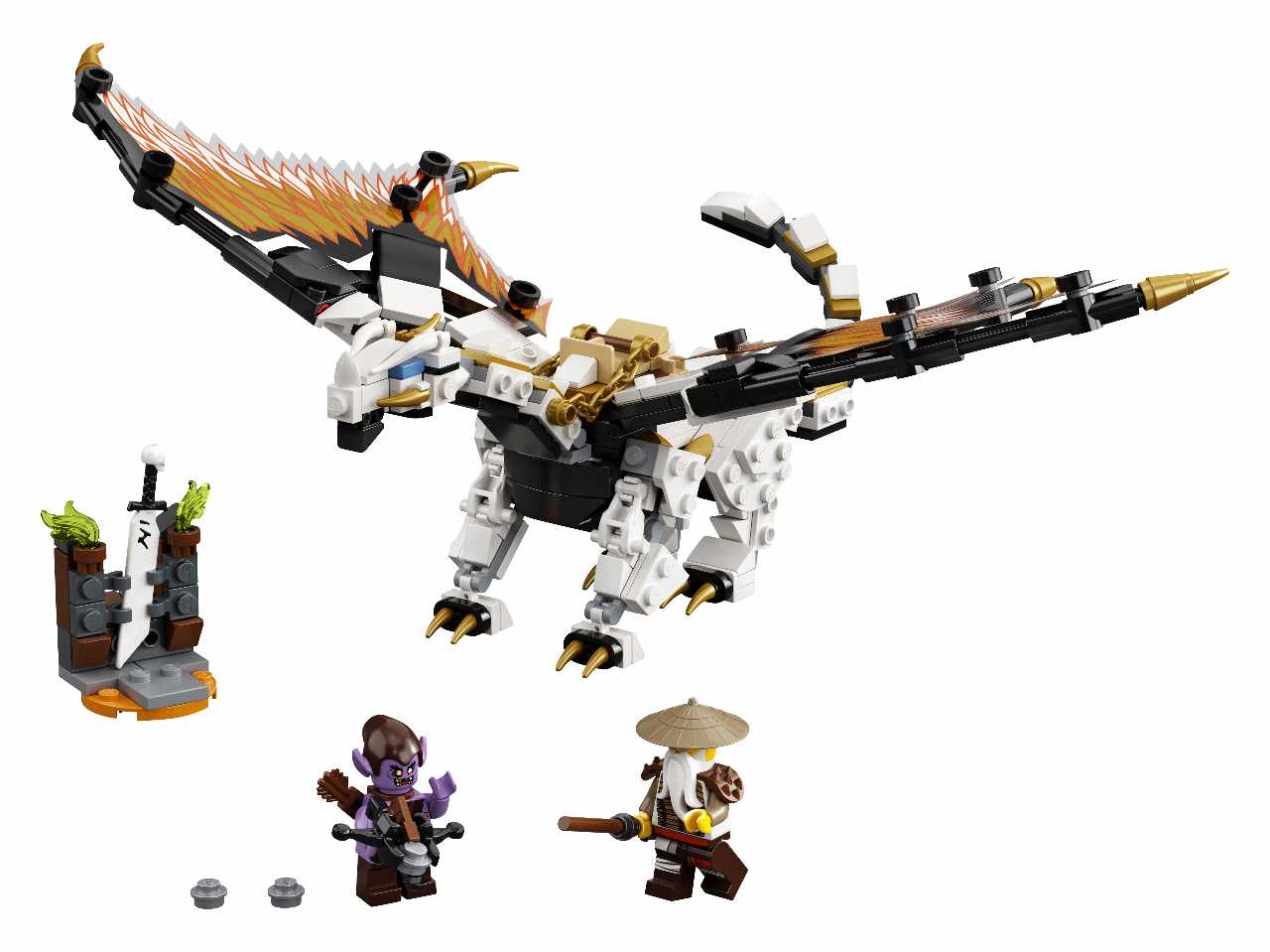 lego ninjago dragone da battaglia di wu.