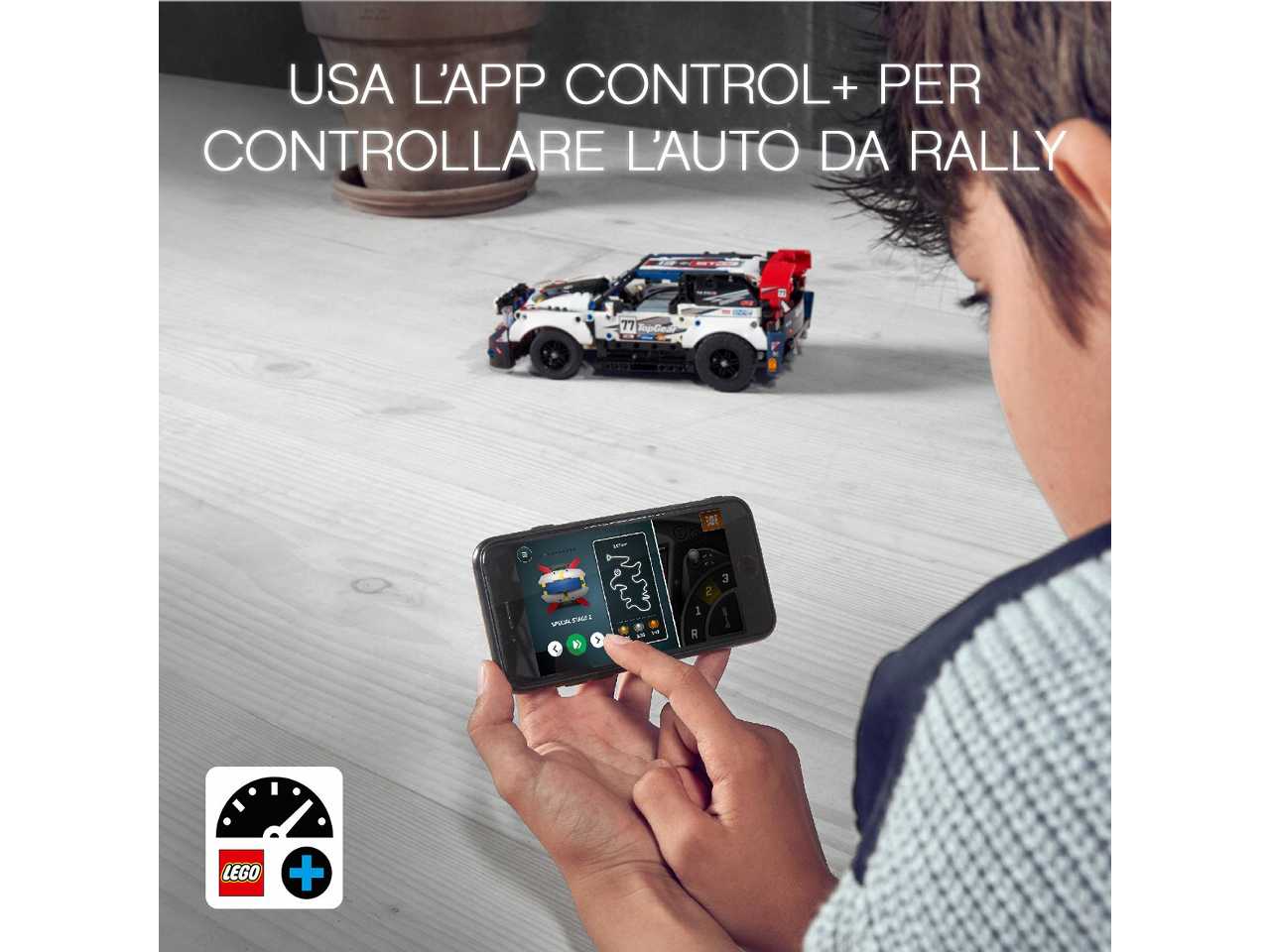 lego technic auto da rally top gear telecomandata.