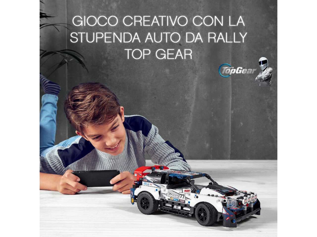 lego technic auto da rally top gear telecomandata.