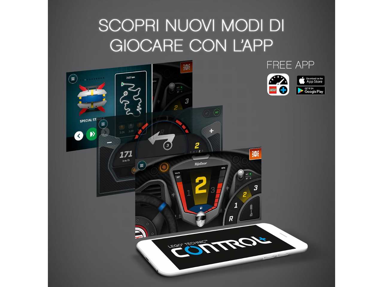 lego technic auto da rally top gear telecomandata.