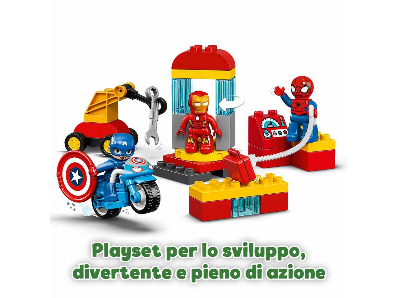 lego duplo il laboratorio dei supereroi.