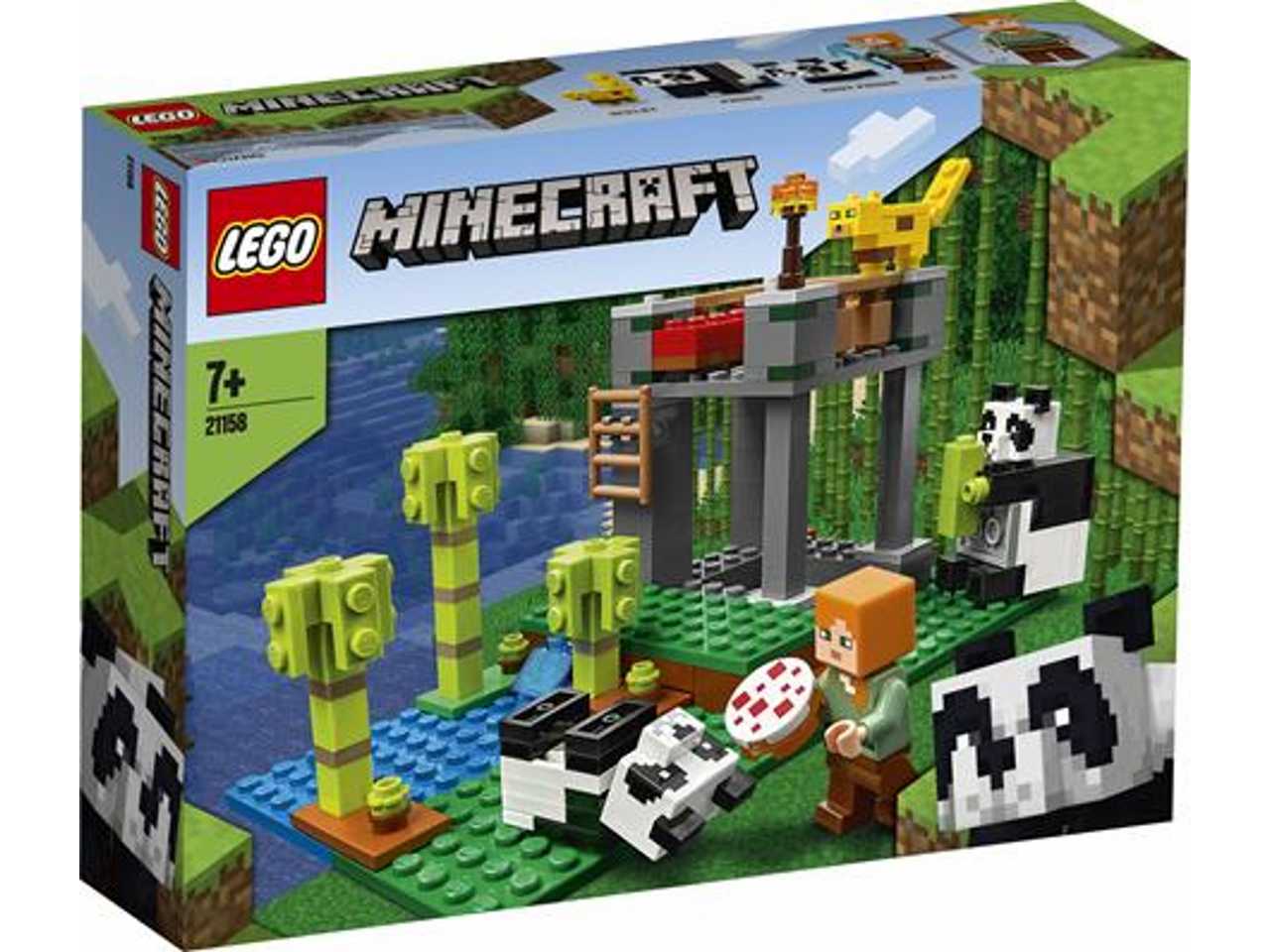 lego minecraft l’allevamento di panda.