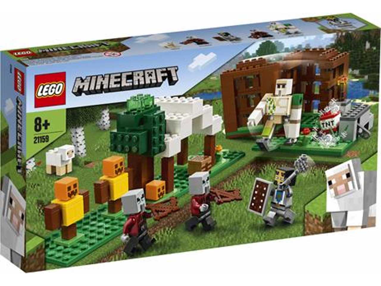 Lego minecraft lavamposto del saccheggiatore.
