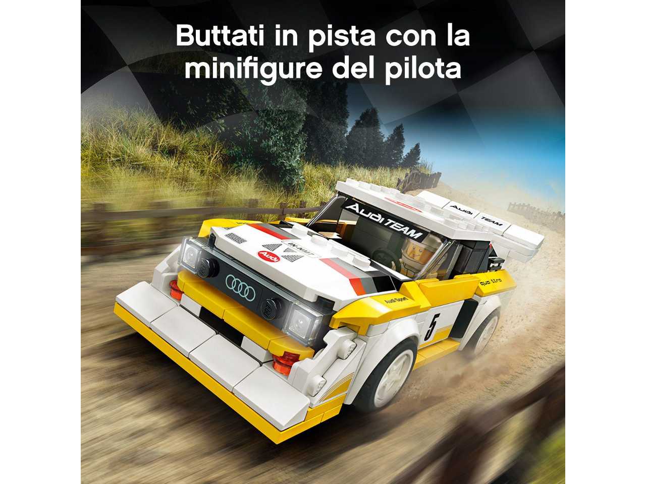 lego speed champions 1985 audi sport quattro s1.