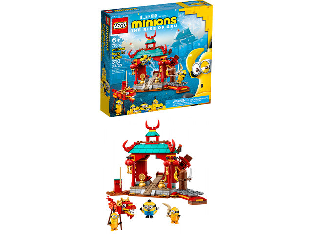 lego minions la battaglia kung fu 75550
